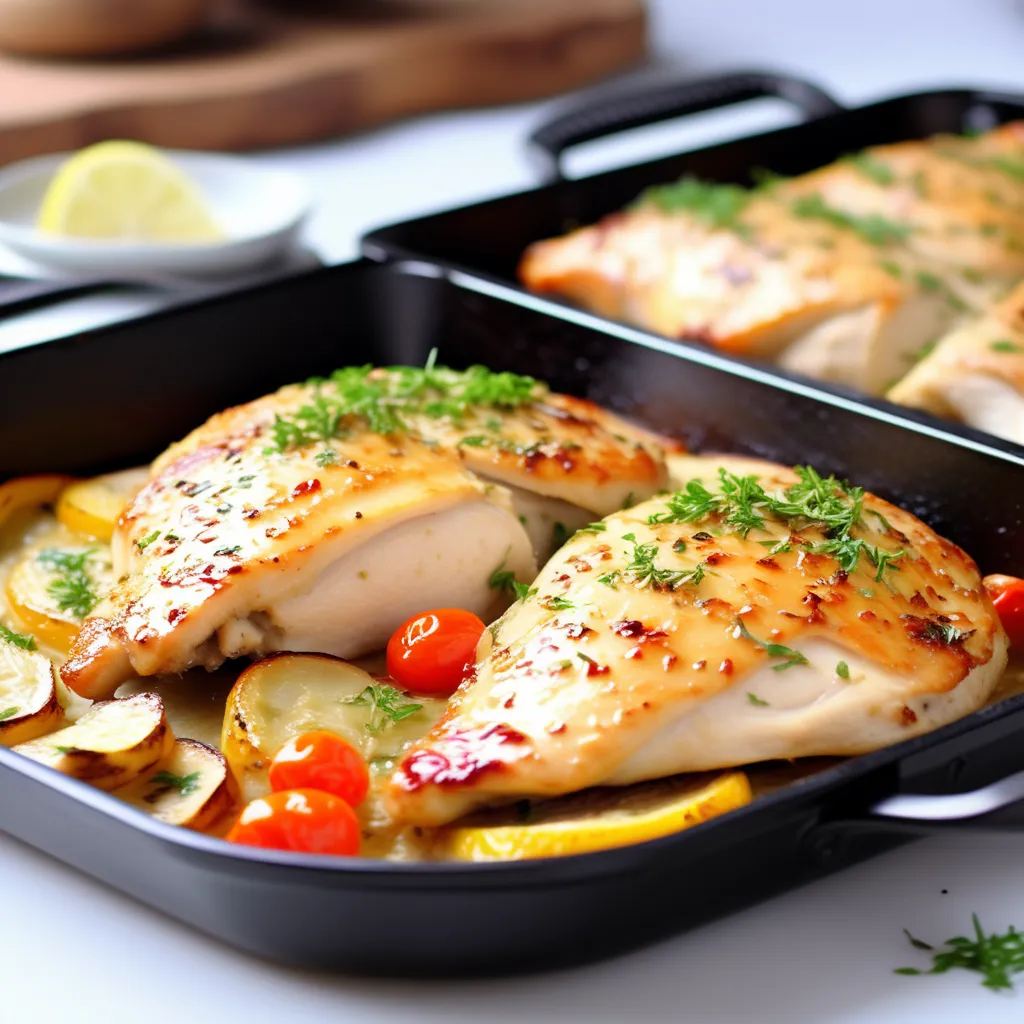 how long to cook chicken breast in oven