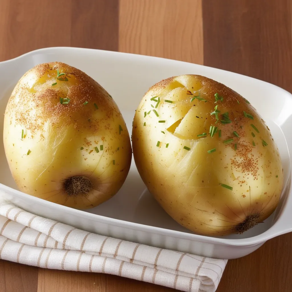 how to bake a potato