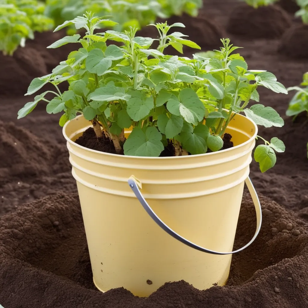 how to grow potatoes in a bucket