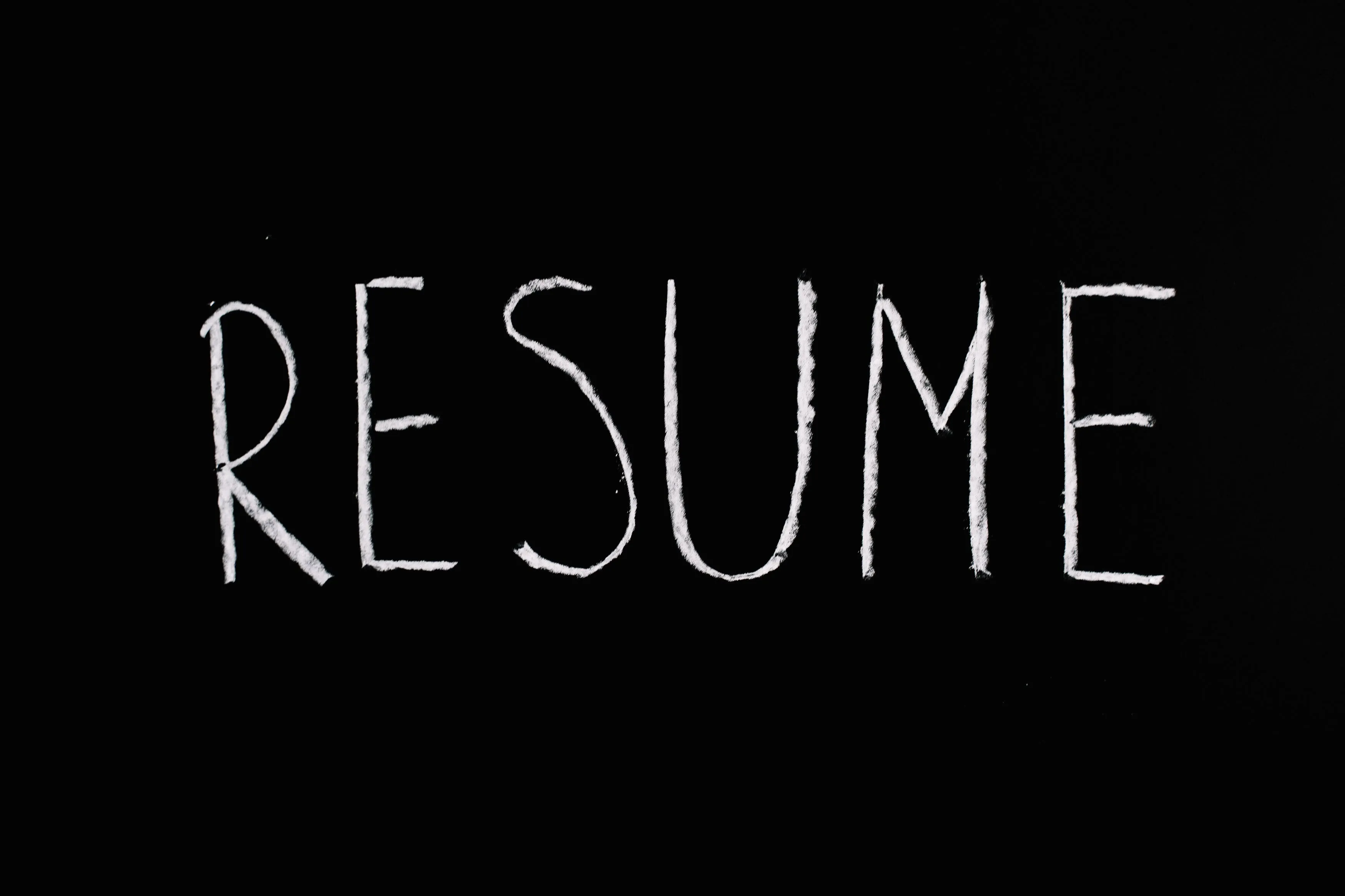 how to write a resume